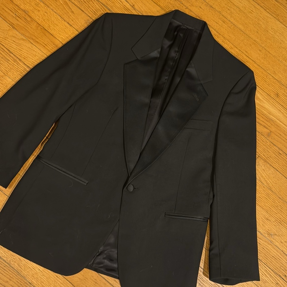 🥂CLASSIC MENS TUXEDO - BLACK - 38 S🥂 - Picture 2 of 14